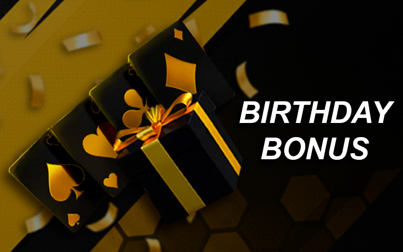 Personal birthday gift and special bonus from Melbet for players.