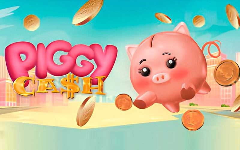 Piggy Cash slot machine featured on the Melbet platform.